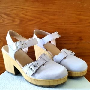 Block Heel Clogs, Lavender"Wild Times"